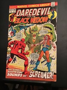 Daredevil #101 (1973) Black widow, 1st screamer high-grade VF/NM C’ville CERT