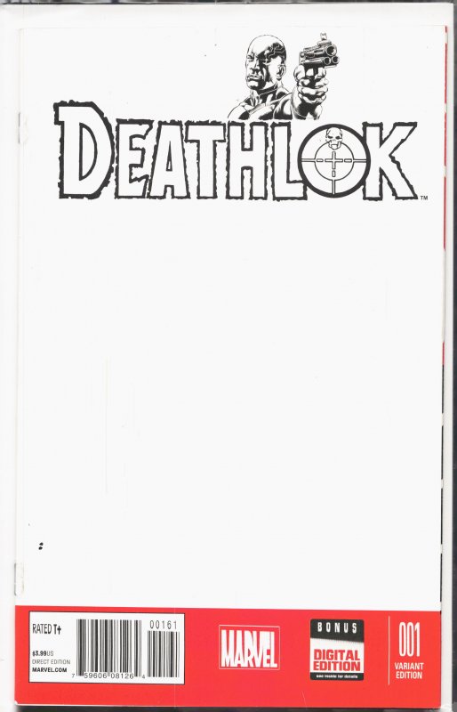 Deathlok #1 Blank Cover (2014) Deathlok