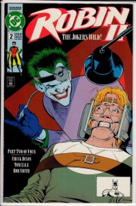 Robin II: The Joker's Wild! #2 Newstand Cover (1992) 9.2 NM-