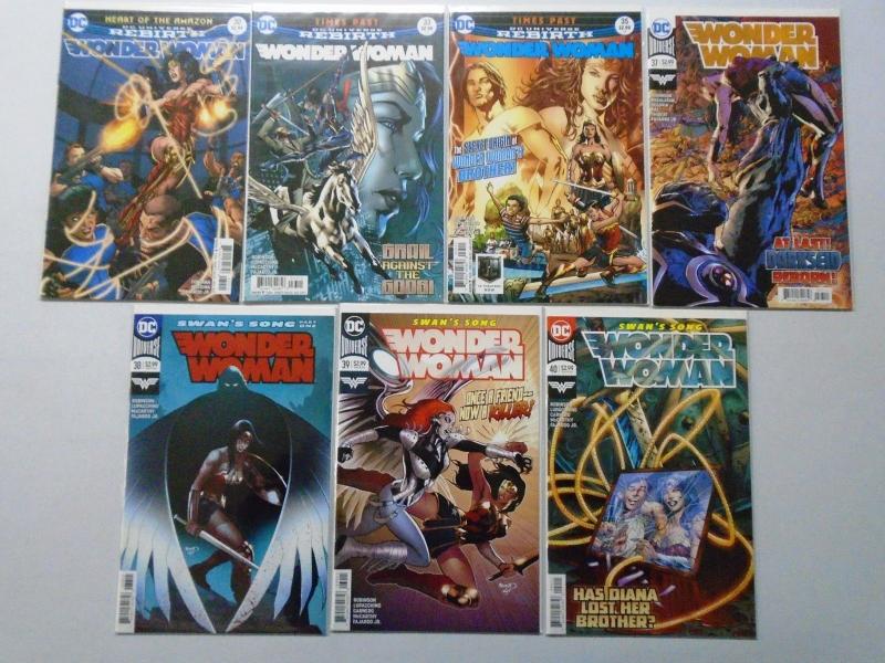 Wonder Woman lot 5th series from:#1C-40 Some Variants 31 Diff 8.0 VF (2016-18)