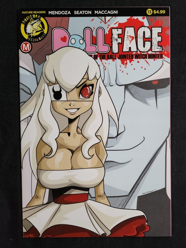 Dollface 3PC #13 - Joe Stanley Reg & Tattered + Dan Mendoza Reg Var (9.2ob) 2018