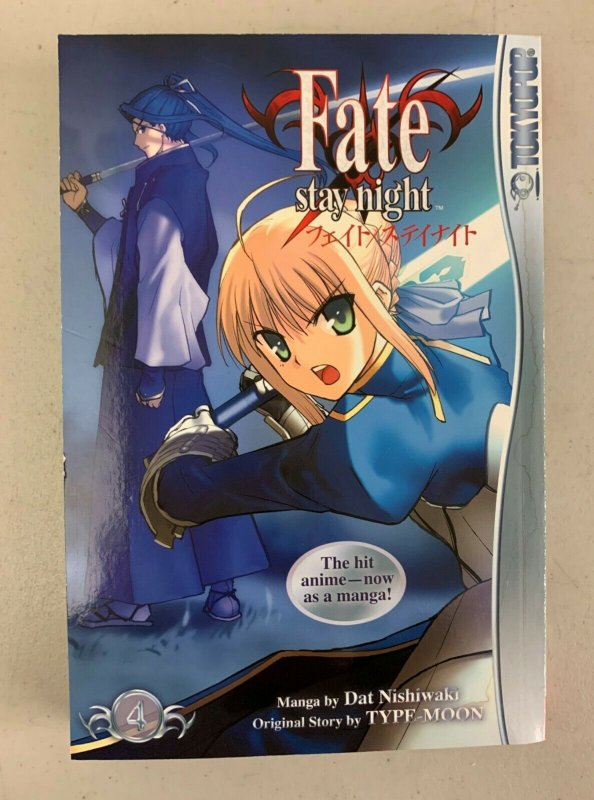 Fate/Stay Night Vol. 4 Paperback 2009 Type-Moon Dat Nishiwaki  