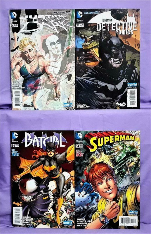 DC New 52 SELFIE VARIANT COVER 4-Pack Justice League Dark Superman (DC, 2014)!