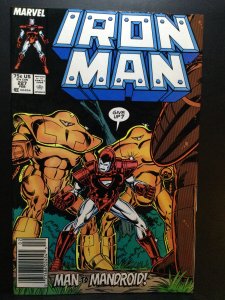 Iron Man #227 Newsstand Edition (1988)