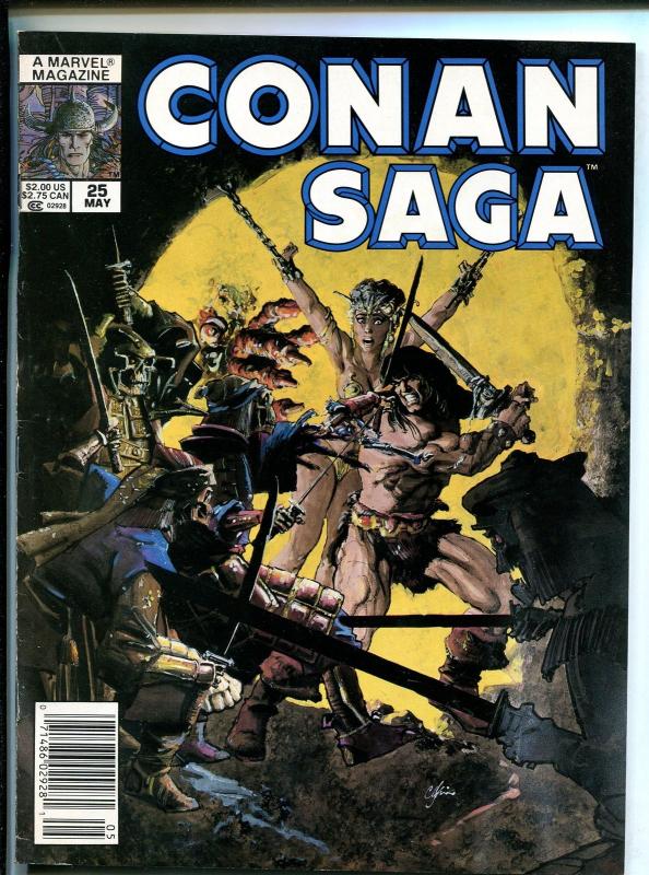 CONAN SAGA BARGAIN LOT OF 4 1989-MARVEL-STAN LEE-ISSUES 22-#23-#24-#25