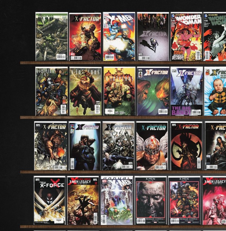 Huge Lot 150+ Comics with X-Factor, Wonder Woman, X-Force, X-Men & More!