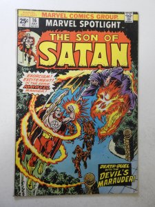 Marvel Spotlight #16 (1974) VG Condition MVS intact! moisture stain