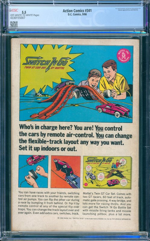 Action Comics #341 (DC, 1966) CGC 5.5