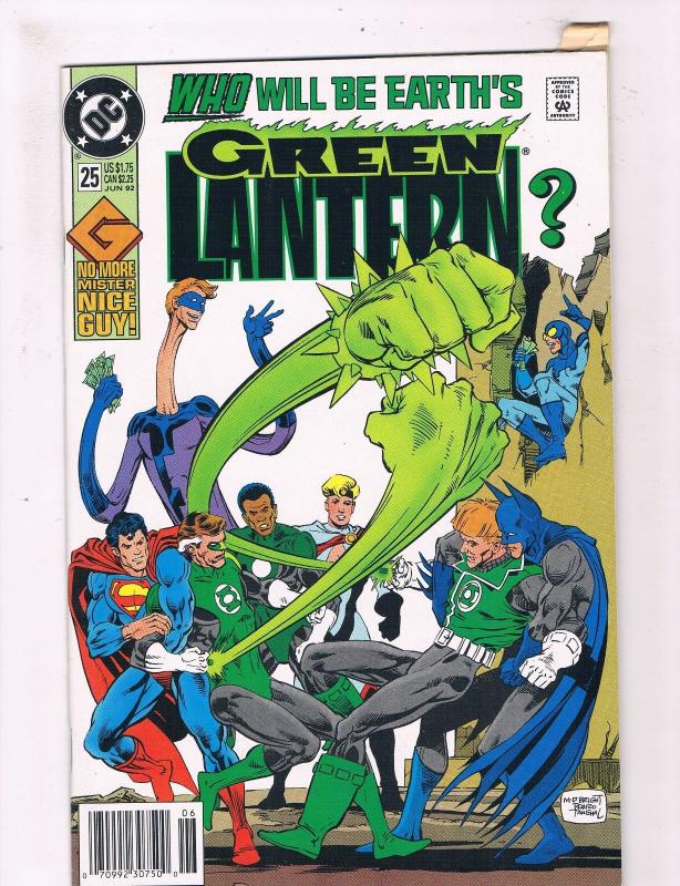 Green Lantern #25 VF 1st Print DC Comic Book Batman Hal Jordan DE2