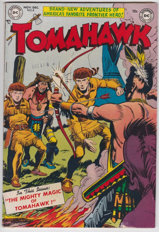 Tomahawk #8 (Nov 1951) 5.5 FN- DC Western 