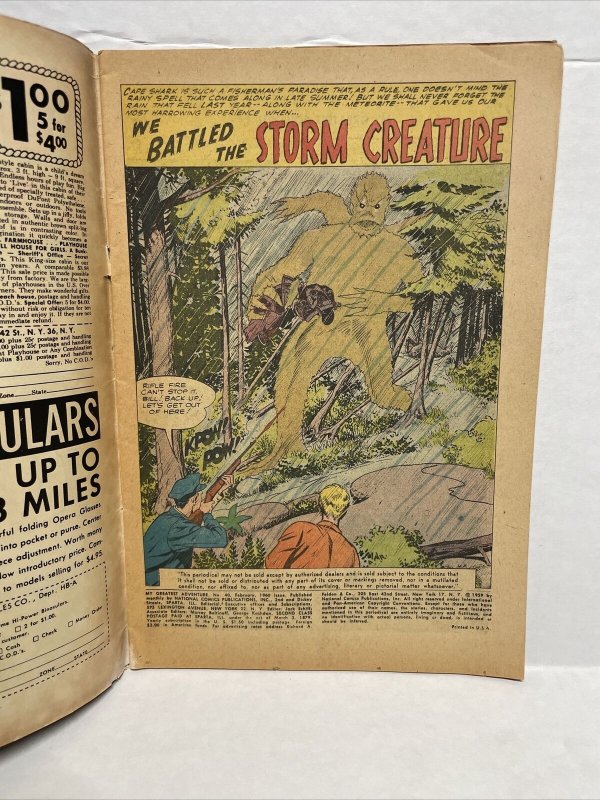 My Greatest Adventure #40 1960