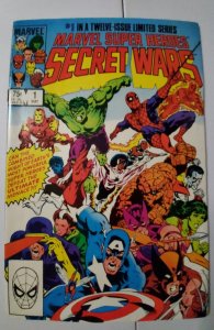 Marvel Super Heroes Secret Wars #1 Direct Edition (1984) FN / VF blue galactus