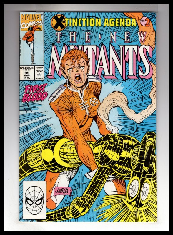 The New Mutants #95 (1990) Beautiful High Grade copy!  / ECA7x