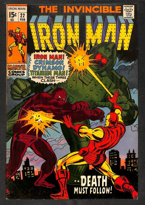 Iron Man #22 VG/FN 5.0 Marvel Comics