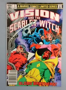 VISION AND THE SCARLET WITCH #B NEWSSTAND Marvel 1983 LN1