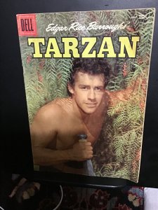 Tarzan #82 (1956) Mid-grade Gordon Scott photo cover, golden-age key! VG/FN Wow!