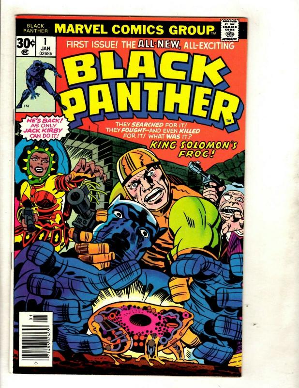 Black Panther # 1 VF/NM Marvel Comic Book Jack Kirby Wakanda Avengers Hulk GK1