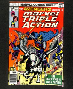 Marvel Triple Action #40 1st Black Panther Reprint Avengers!