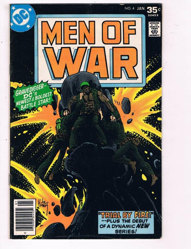 Men Of War #4 VF DC Comic Book Gravedigger War Army 1978 DE6