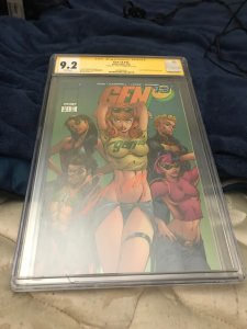 Image Comics Gen 13 #12 J Scott Campbell Signed cgc yellow label 9.2