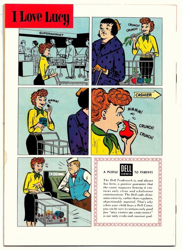 I LOVE LUCY COMICS #15 (Apr1957) 8.5 VF+ Top '50s TV Star in Her Own Comic!