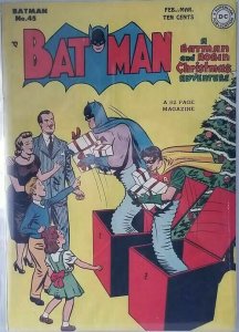 Batman #45~1948 DC~PGX 7.0 (FN/VF)~The Lady Rouges/A Parole for Christmas