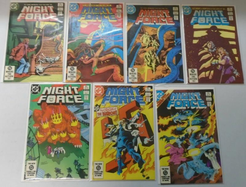 Night Force (1st Series), Set:#1-14, 8.0/VF (1982)