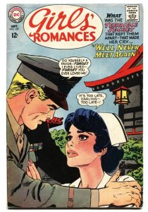 Girls' Romances #127 comic book 1967- DC Romance- Jay Scott Pike Nurse cover VG 