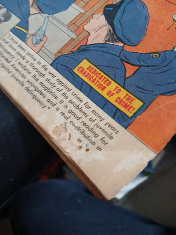 CRIME & PUNISHMENT #18 Comic GOLDEN AGE 1949 Bob Wood 10 Cent Lev Gleason