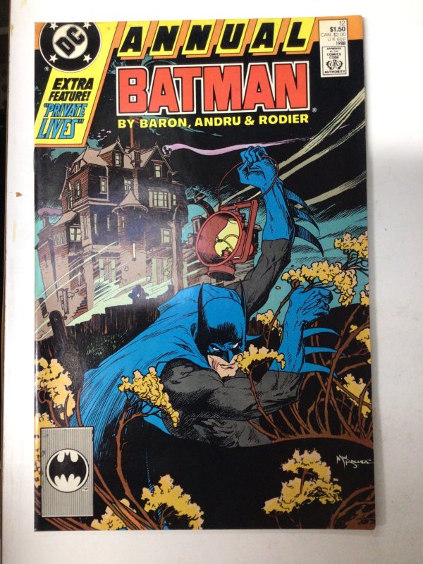 Batman Annual #11 & #12 (1987-88)Annual DC Comics inc Lot of 2 issues