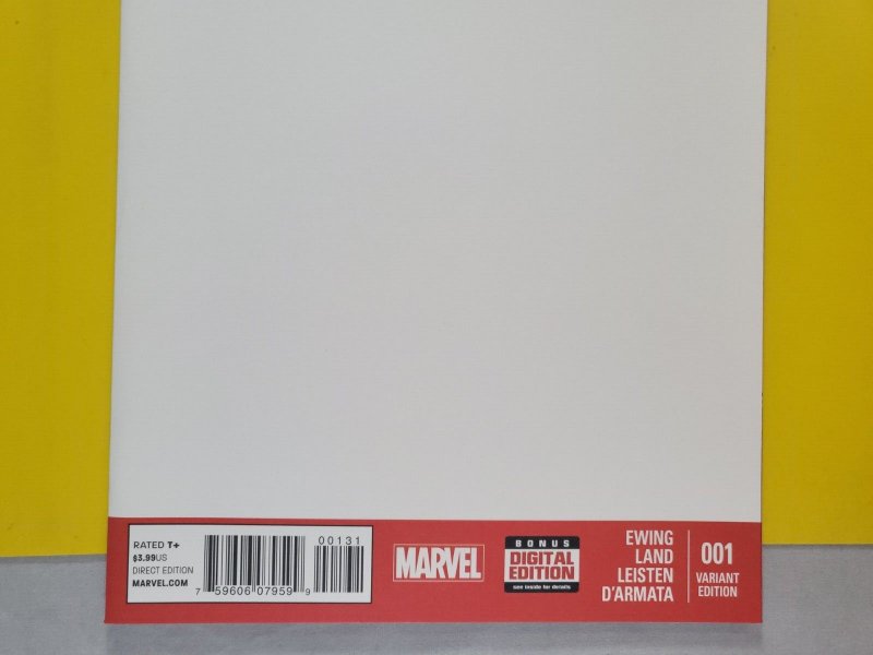 Mighty Avengers 2013 #1 Blank Sketch Variant  1st Monica as Spectrum MCU