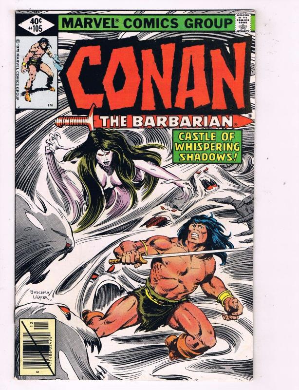 5 Conan The Barbarian Marvel Comic Books #99 105 106 126 174 Red Sonja Kull AD28