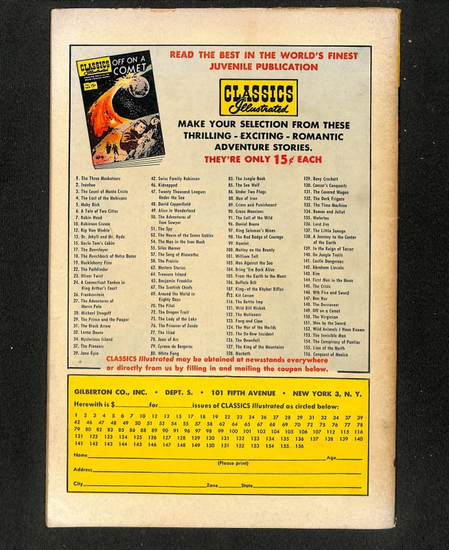 Classics Illustrated #158