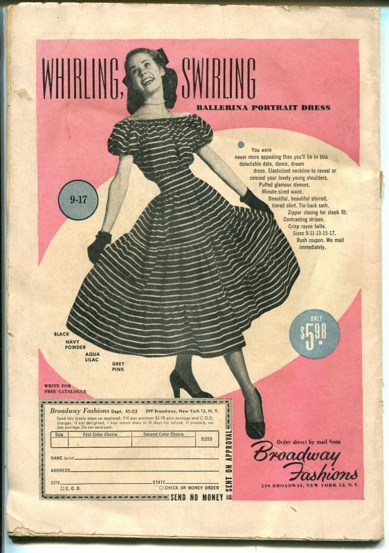 Miss America Vol 7  #8 1948-Timely-Patsy Walker-fashion-VG+