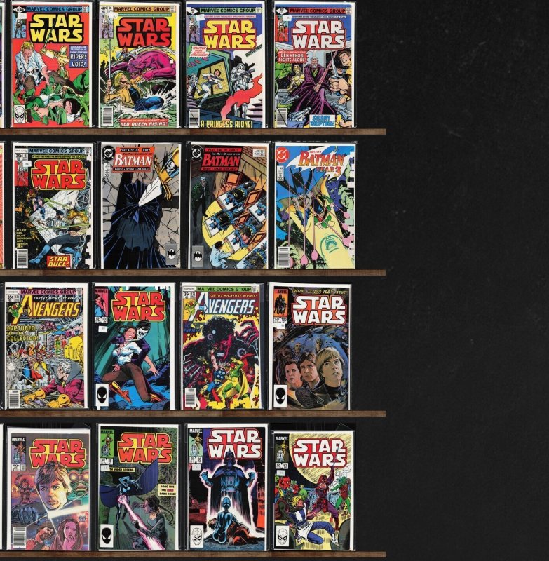 Huge Lot 120+ Comics with Batman, Star Wars, Captain America & More!