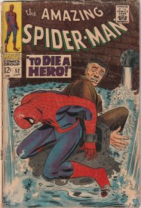 Amazing Spider-Man # 52 GD+ 1967 Marvel Stan Lee John Romita [L3]