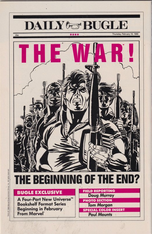 The Punisher War Journal #6 (1989) Punisher