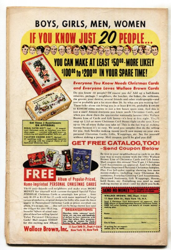 BRAVE AND THE BOLD #56 1964- FLASH AND MANHUNTER-BATMAN VG