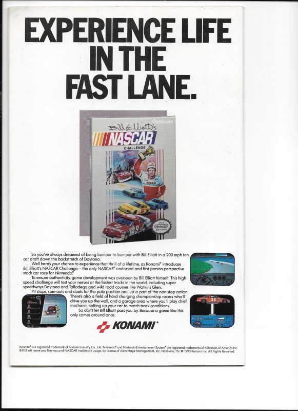 The Legends of NASCAR #1 Third Printing Variant (1990)