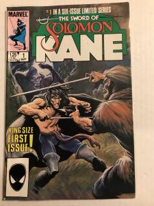 The Sword of Solomon Kane #1 : Marvel 9/85 FN-; mini