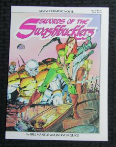 1984 Marvel Graphic Novel #14 SWORDS OF THE SWASHBUCKLERS Mantlo & Guice VF- 7.5 