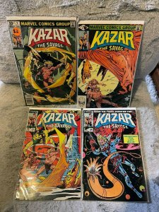 Lot Of 4 Marvel Comics Kazar Low - Midgrade 2,6, 31, 34