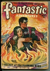 FANTASTIC ADVENTURES 3/1951-ZIFF-DAVIS-PULP SCI-FI-COSTELLO-JOHN JAKES-fr