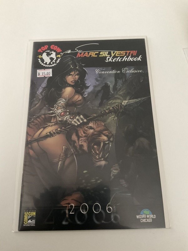 Marv Silverstri Sketchbook 2006 Con Exclusive Nm Top Cow