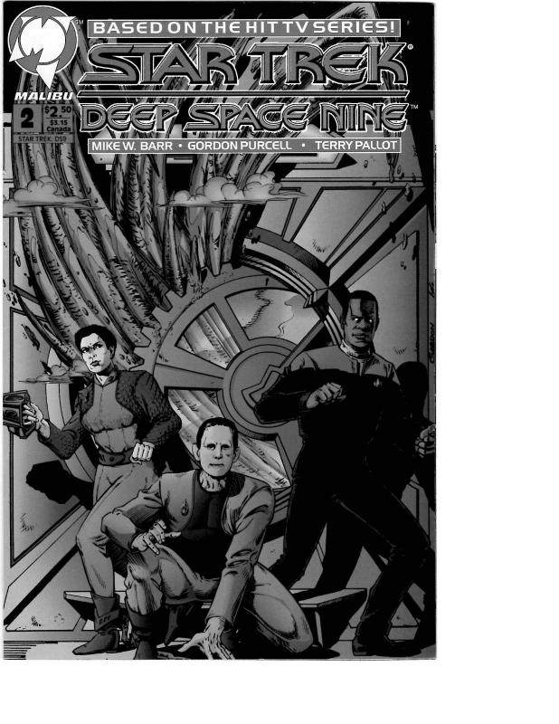 6 Star Trek Deep Space Nine Malibu Comic Books # 1 2 3 4 5 6 Sisko Quark Odo BH2