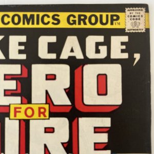 Luke Cage, Hero For Hire #5 Marvel Comics 1973 1st App. Black Mariah Power Man