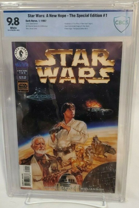 Star Wars: A New Hope Special Edition #1 CBCS 9.8 - NM/MT White Pages 