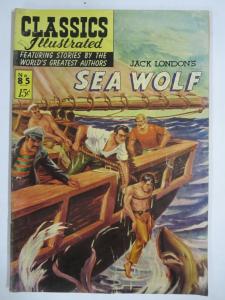 CLASSIC ILLUSTRATED #85 (FR) THE SEA WOLF (1ST Edition, HRO=85) July 1951