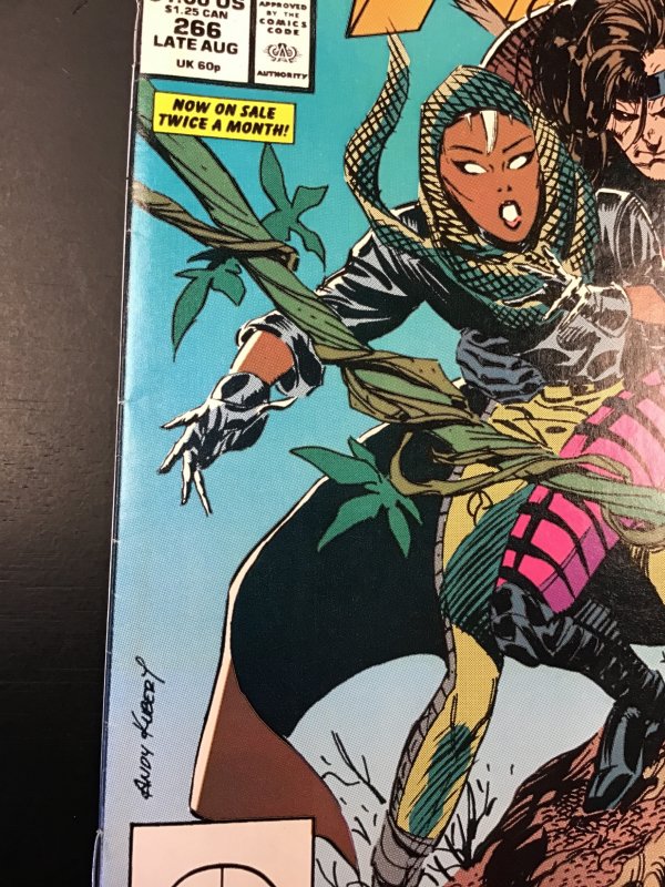The Uncanny X-Men #266 (1990) First Cover Appearance of Gambit