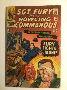 Sgt Fury and His Howling Commandos 27 Very good Vg 4.0 Marvel.   